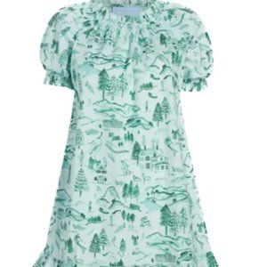 Hill House Home Katherine Nap Dress in Winter Toile Size Small